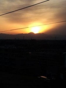 夕焼け富士２０１６．２