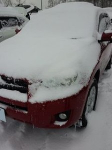 裏磐梯雪